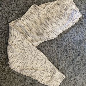 Threads 4 Thought White and Gray Heathered Joggers